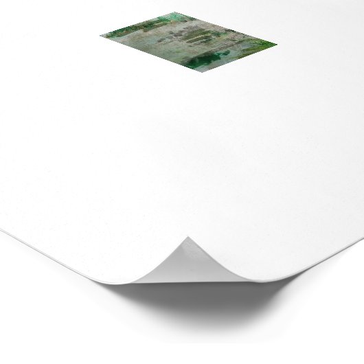 牧草地の馬 ポスター (角)