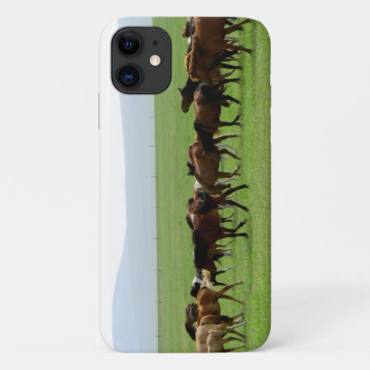 牧草地の馬 – 風景写真 Case-Mate iPhoneケース (裏面)