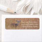 牧草地の鹿 ラベル (インサイチュ)