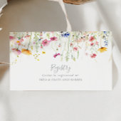 牧草地カラフル山花結婚贈与簿 エンクロージャーカード