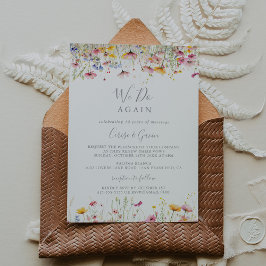 牧草地カラフル野草再生を誓う 招待状