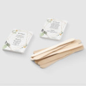 牧草地グリーンと金ゴールド植物体結婚枠 ハンドファン (組立なし)