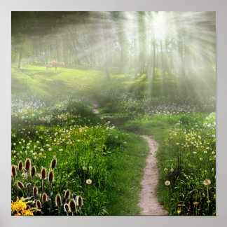 牧草地トレイル ポスター