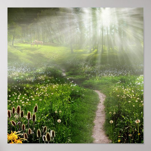 牧草地トレイル ポスター (正面)