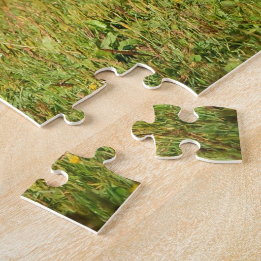牧草地パズル ジグソーパズル (側面)