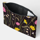 牧草地ワイルドフラワードリーム アクセサリーポーチ (見開き)