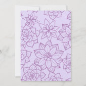 牧草地ワイルドフラワーフィールド赤ちゃんシャワーウッドランド サンキューカード (裏面)