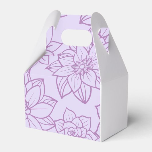 牧草地ワイルドフラワーフィールド赤ちゃんシャワーウッドランド フェイバーボックス (裏面サイド)