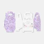 牧草地ワイルドフラワーフィールド赤ちゃんシャワーウッドランド フェイバーボックス (折り畳みなし)