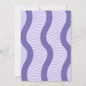 牧草地ワイルドフラワーフィールド赤ちゃんシャワーウッドランド 招待状 (裏面)