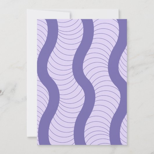 牧草地ワイルドフラワーフィールド赤ちゃんシャワーウッドランド 招待状 (裏面)