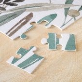 牧草地ワイルドフラワー：水彩チャーム。 ジグソーパズル (側面)