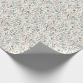 牧草地ワイルドフラワー:水彩チャーム。 ラッピングペーパー (角)