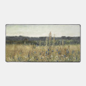 牧草地素晴らし、美術、ヴィンテージ油絵 デスクマット (正面)