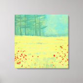 牧草地絵画景観 キャンバスプリント (正面)