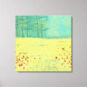 牧草地絵画景観 キャンバスプリント (正面)