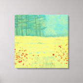 牧草地絵画景観 キャンバスプリント (正面)