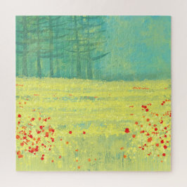 牧草地絵画景観 ジグソーパズル