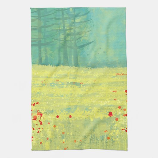 牧草地 キッチンタオル (縦)