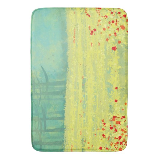 牧草地 バスマット (正面縦)