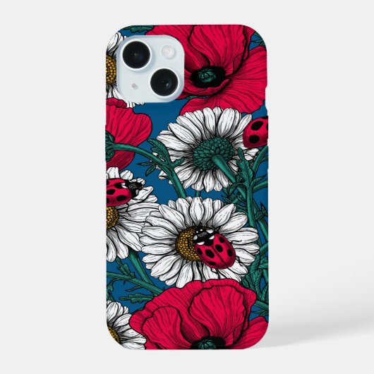 牧草地 iPhone 15ケース (裏面)