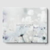 牧草歌退色ワイルドフラワーボヘミアン結婚ズ ゲストブック (裏面)