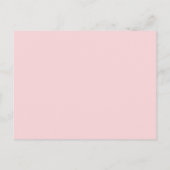 牧草花フローラブライダルシャワー招待 案内ポストカード (裏面)