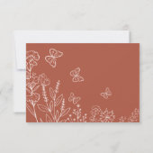 牧草花結婚のブランチ 招待状 (裏面)