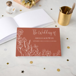 牧草花結婚の ゲストブック