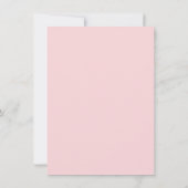 牧草花赤ちゃん女の子シャワーありがとうあなた詩 サンキューカード (裏面)