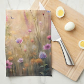 牧草花 キッチンタオル (四つ折り)