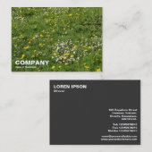 牧草花 名刺 (正面/裏面)