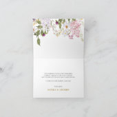 牧草野結婚花サンキューカード サンキューカード (内部)