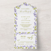 牧草野草植物学結婚院 オールインワン招待状 (内側)