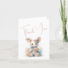 物うさぎベビー玩具 サンキューカード