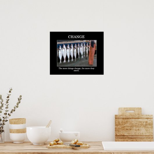 物が変わる ポスター (キッチン)