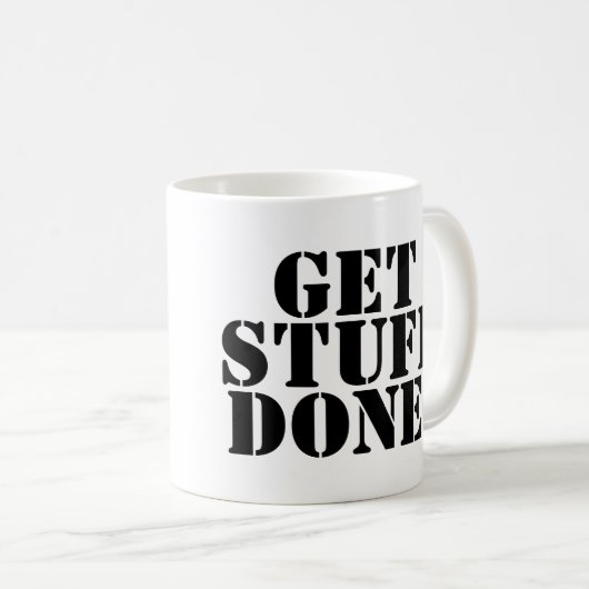 物によってされるマグを得て下さい コーヒーマグカップ (正面右)