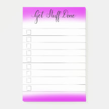 "物によってできている"大騒ぎのチェックリストのポスト・イットを得て下さい