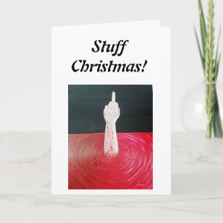 物のクリスマス シーズンカード