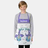 物の一つ二つの種類の棒 エプロン (着用した状態)