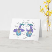 物の一つ二つの種類の棒 カード (黄色い花)