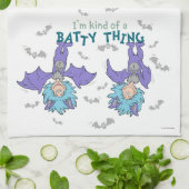 物の一つ二つの種類の棒 キッチンタオル (折り畳み)