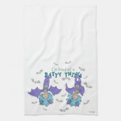 物の一つ二つの種類の棒 キッチンタオル (縦)