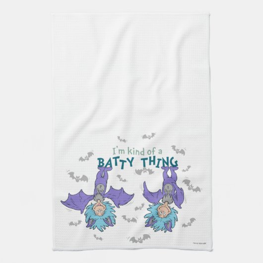 物の一つ二つの種類の棒 キッチンタオル (縦)