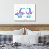 物の一つ二つの種類の棒 キャンバスプリント (インサイチュ (寝室))