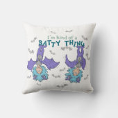 物の一つ二つの種類の棒 クッション (裏面)