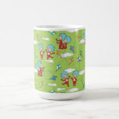 物の一つ二飛んでいるつの凧のパターン コーヒーマグカップ (中央)