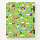 物の一つ二飛んでいるつの凧のパターン ノートブック (裏面)