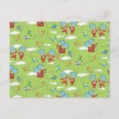 物の一つ二飛んでいるつの凧のパターン ポストカード