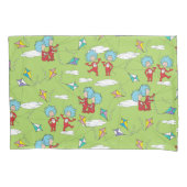 物の一つ二飛んでいるつの凧のパターン 枕カバー (正面)